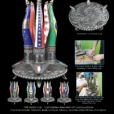 PBR Global Cup - Cast Stainless Steel inset with Precious stones
