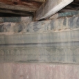 Interior view of the sculpture fountain before conservation treatment