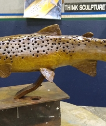 21 inch Trout with Holes