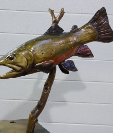 Trout with Branch